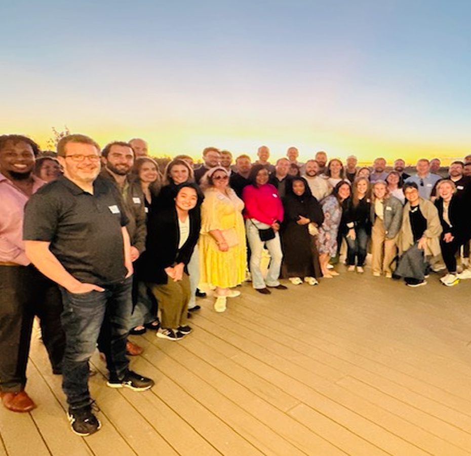 Team working in office