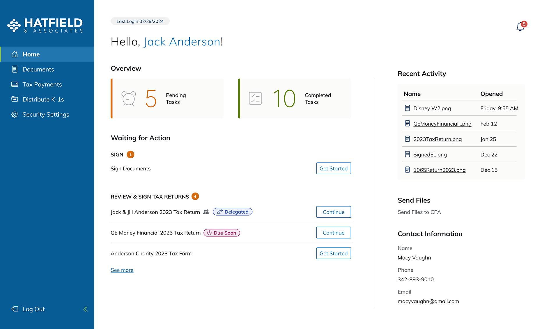 SafeSend ONE dashboard preview